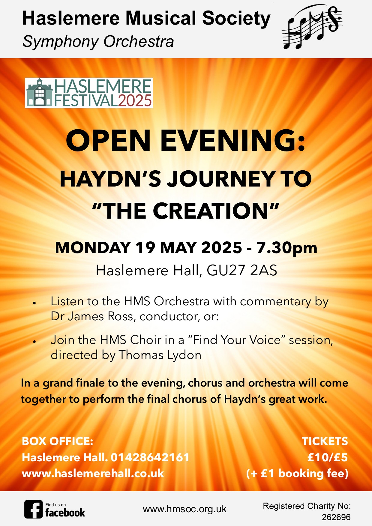 Haslemere Musical Society Open Evening: Haydn’s Journey To The Creation