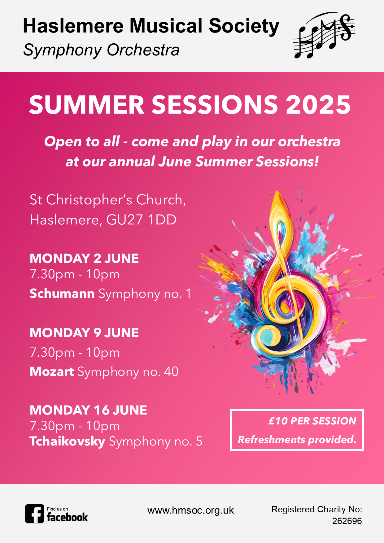 Summer 2025 'Come and Play' sessions