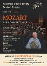 HMS's exciting autumn/winter programme confirmed!